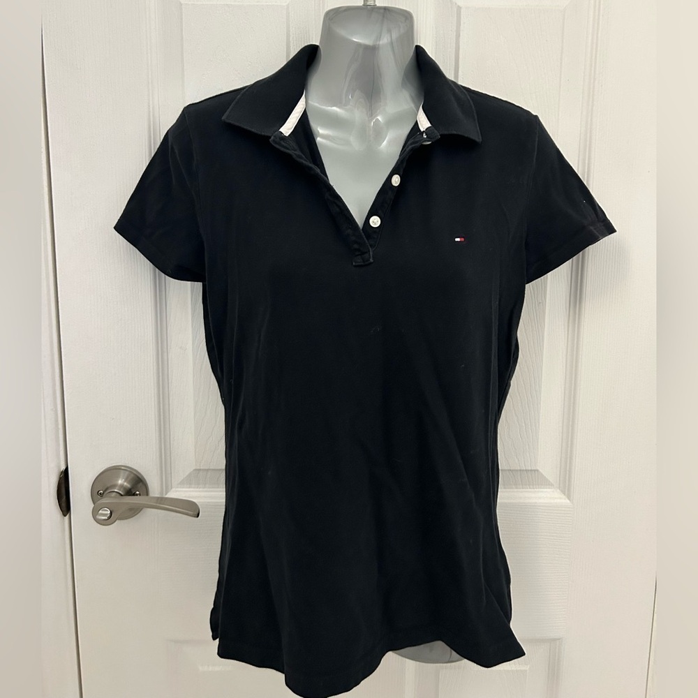 Tommy Hilfiger Slim Fit Cotton Stretch Polo Shirt, Sz M